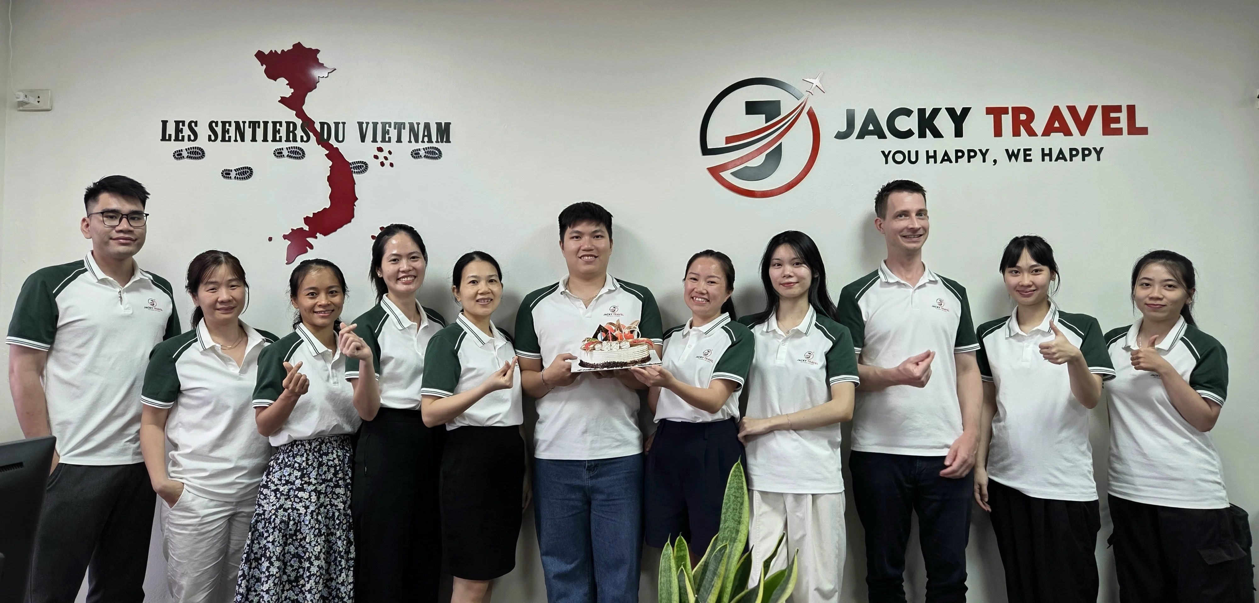 Jacky Travel office team in Vietnam